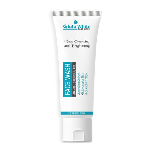 Gluta White Face Wash | Deep Cleansing | Brightening & Oil Control