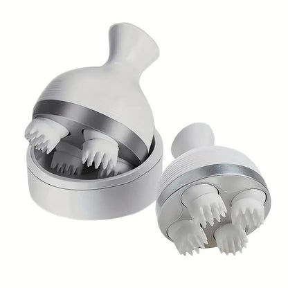 Scalp Massager — Electric Meridian Massage with 4 Moveable Clusters