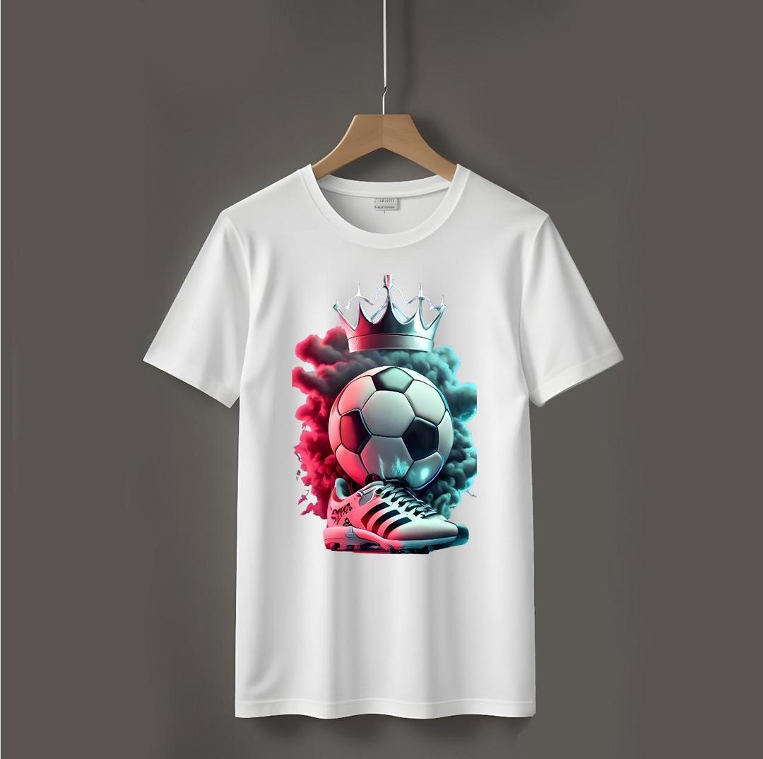 Graphic Sublimation Men's Football Printed T-Shirt - 1 Pc Jersey Round Neck Tee