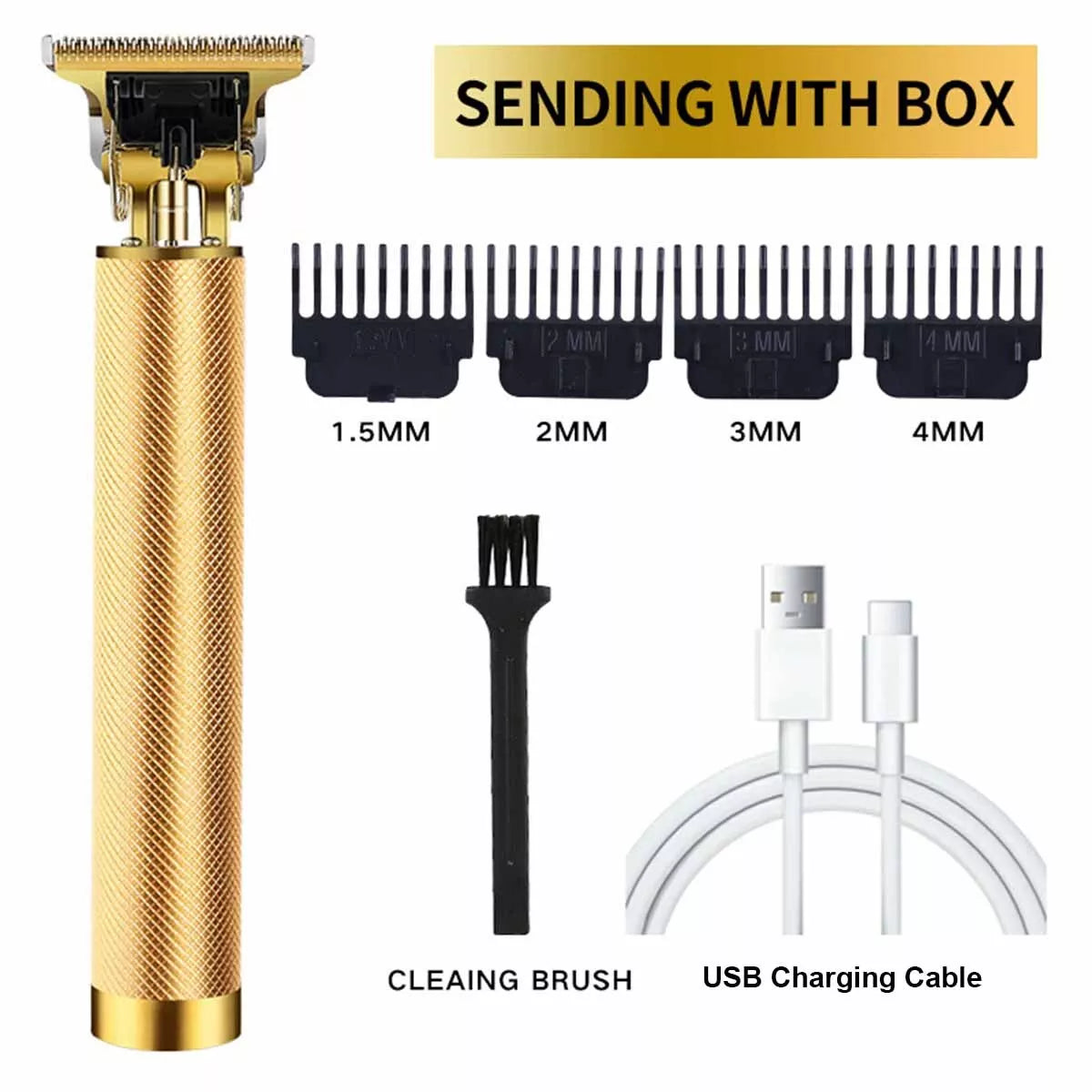 Professional T9 Trimmer I  Hair And Beard Trimmer | Semi Metal